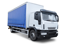 Van Hire Jersey - 18 Tonne Curtain Side Truck - Truck hire Jersey