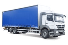 Van Hire Jersey - 26 Tonne Curtain Side Truck - Truck hire Jersey