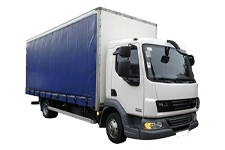 Van Hire Jersey - 7.5 Tonne Curtain Side Truck - Truck hire Jersey